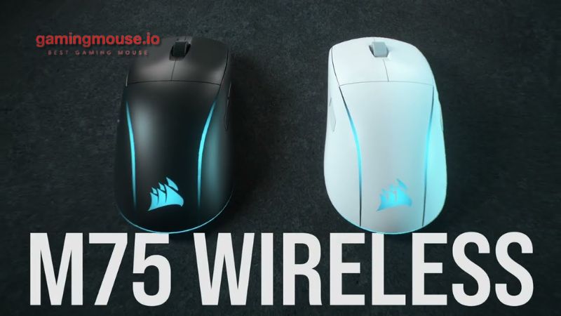 7. Corsair M75 Wireless – Best Ambidextrous Design